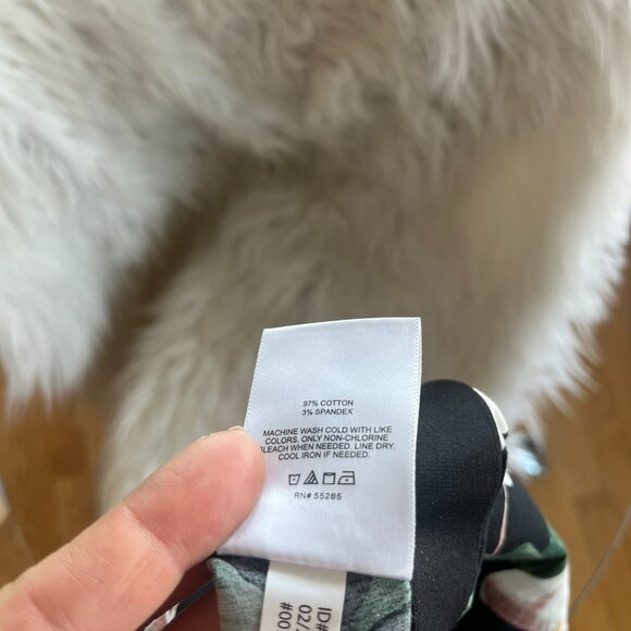 Baggy Gray Twill-look Cargo Pants 100% cotton - Picture 4 of 4